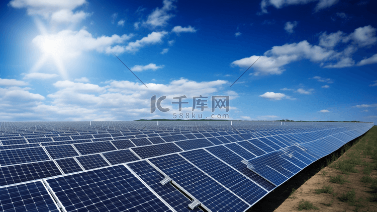 太阳能发电新能源光伏板