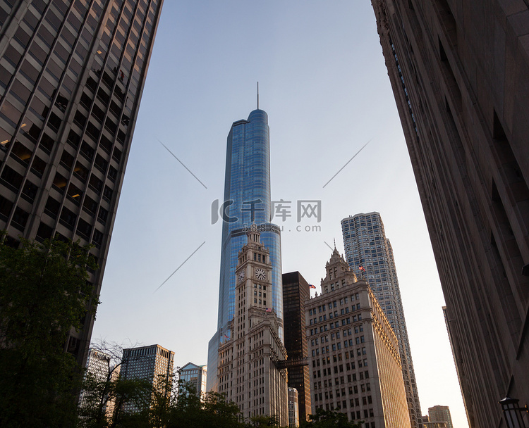 箭牌大厦和特朗普大厦芝加哥