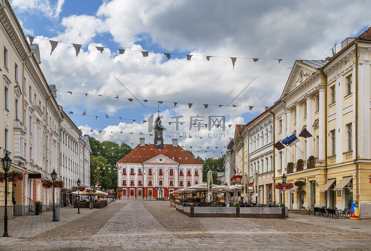 市政厅广场，塔尔图，爱沙尼亚