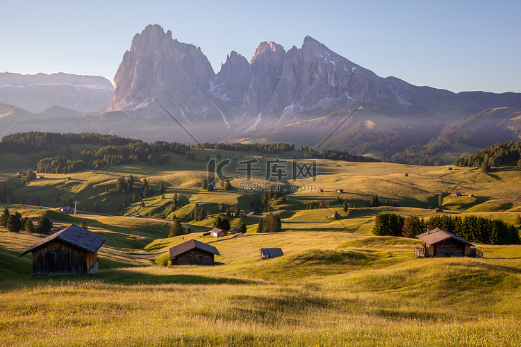 在 Alpe di Siusi