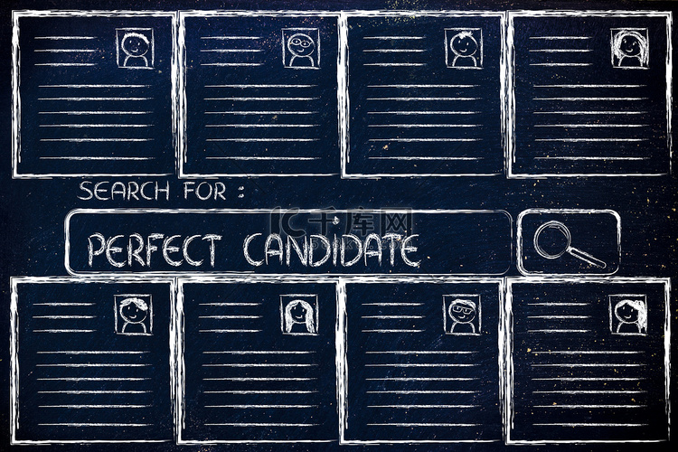 “搜索完美的候选人，简历数据库