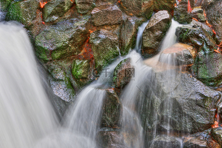 HDR 高动态范围中的平滑瀑布