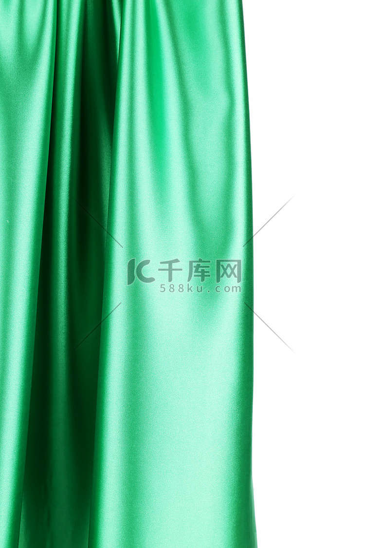 翠绿色丝绸