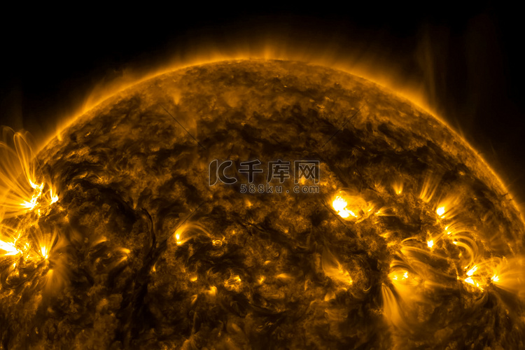 通过过滤器查看太阳，3D 渲染