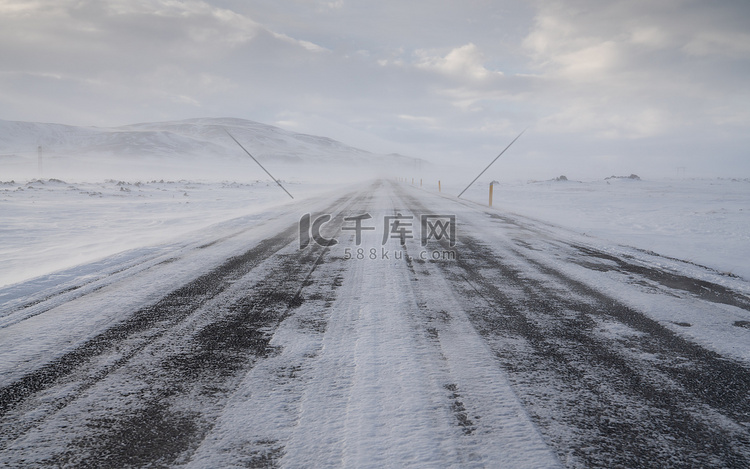 暴雪，冰岛，欧洲