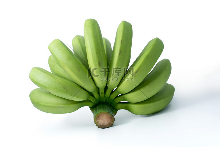 一堆绿香蕉