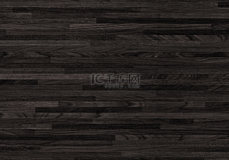 黑木镶木地板纹理。