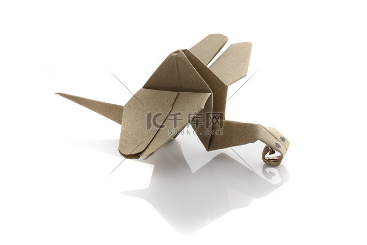 回收纸艺折纸蜻蜓