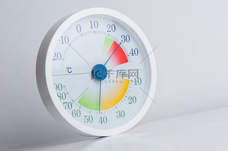 模拟温度计和湿度计