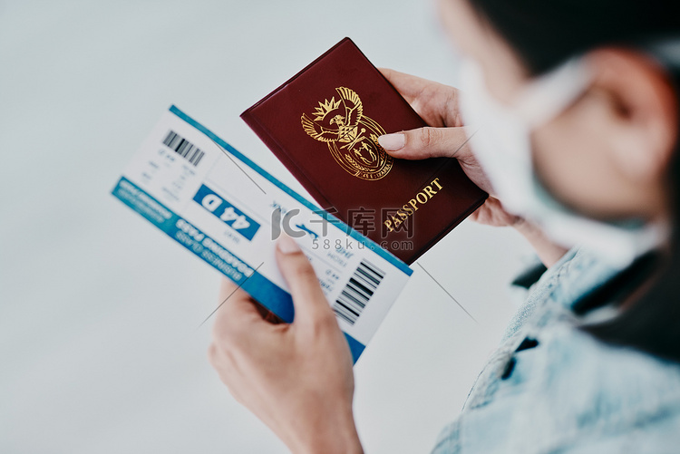 旅行、新冠病毒和旅游签证或护照