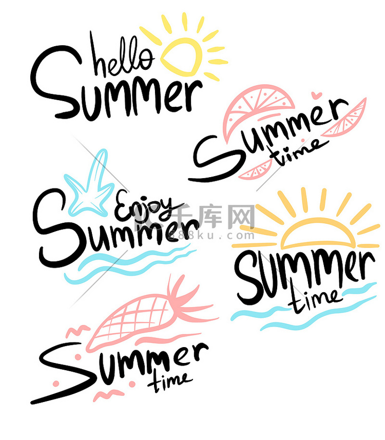 夏季假期、旅游、海滩度假、阳光