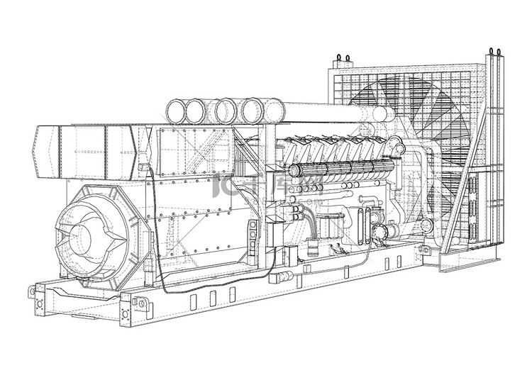 大型工业柴油发电机