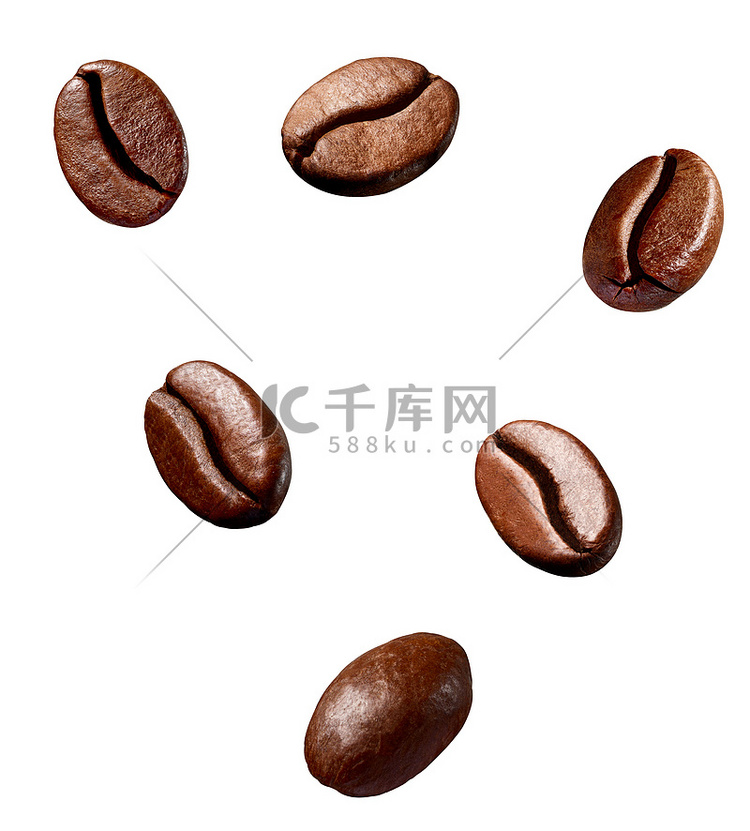 咖啡豆棕色烘焙咖啡因浓缩咖啡种