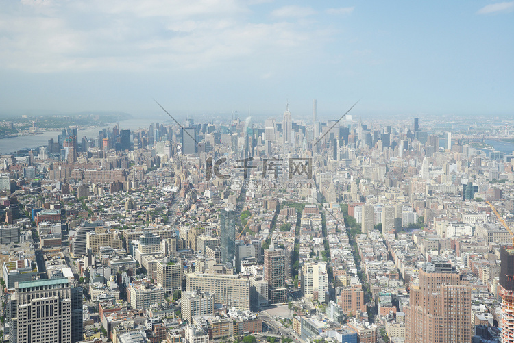 从世界一号塔看纽约