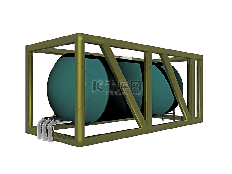 钢框架液化气钢制运输容器