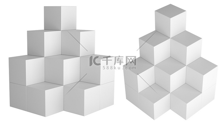 立方体的排列。
