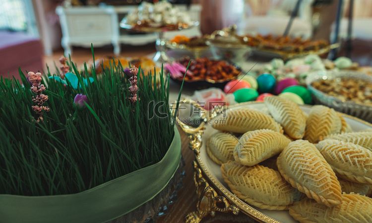 阿塞拜疆传统节日诺鲁孜节饼干、
