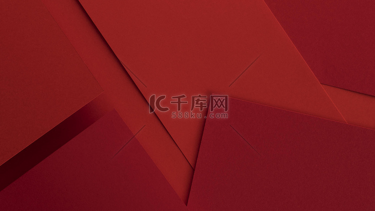 优雅的红纸信封。