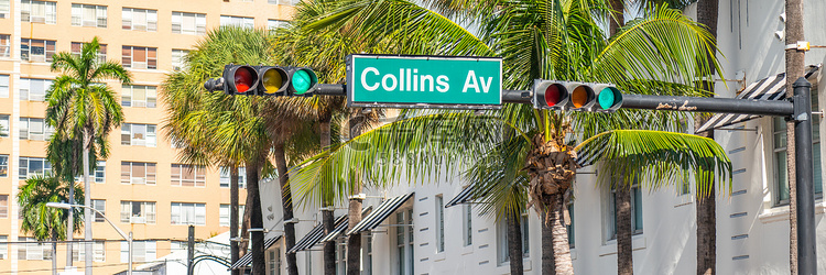 美国佛罗里达州迈阿密著名柯林斯