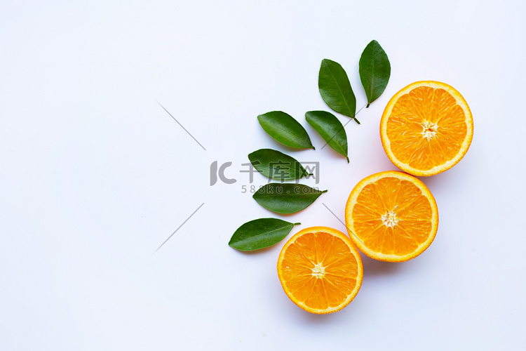 高维生素 C。新鲜的橙色柑橘类
