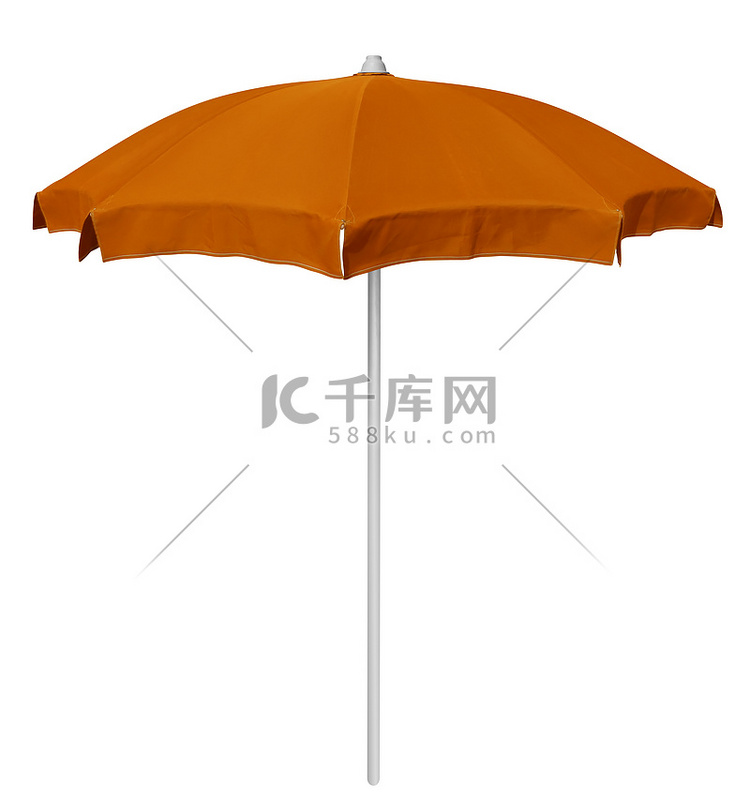 沙滩伞-橙色