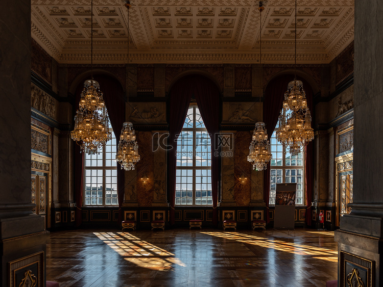 克里斯蒂安堡宫内历史悠久的房间
