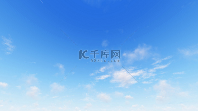 多云的蓝天抽象背景，3d 插图