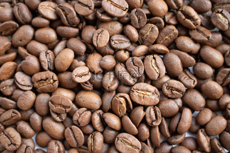 烘焙过的咖啡豆，可以用作背景
