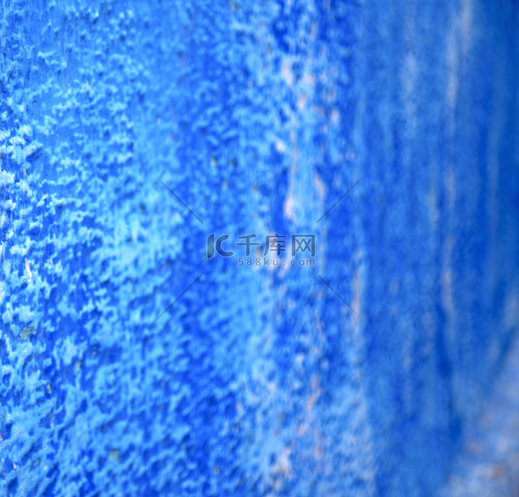 纹理墙和摩洛哥非洲抽象中的蓝色