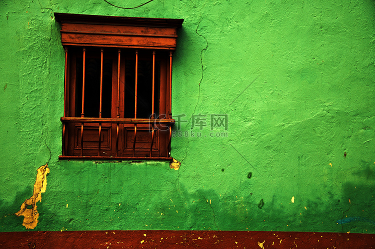 绿色殖民墙