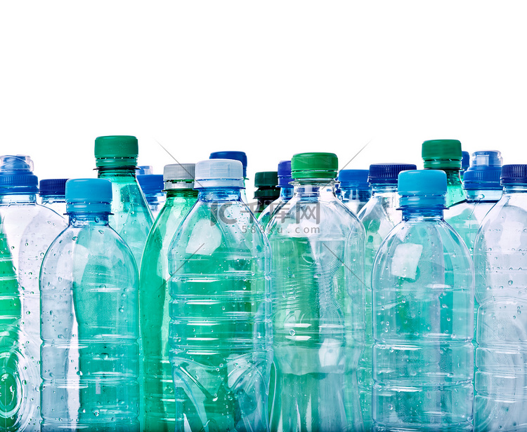 塑料瓶空透明回收容器水环境饮料