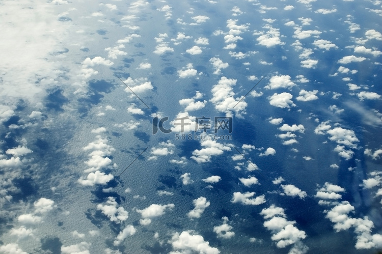 印度洋上空的天空景观