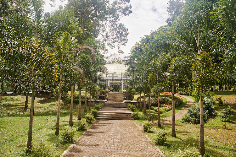 斯里兰卡皇家植物园圆形屋顶橘园