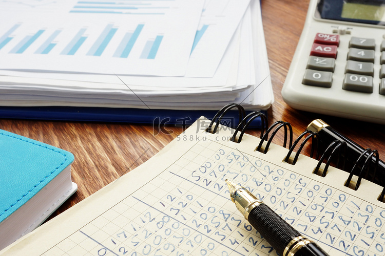 会计账簿中的财务数据和业务分析