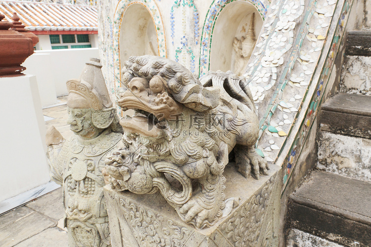 郑王庙的雕像