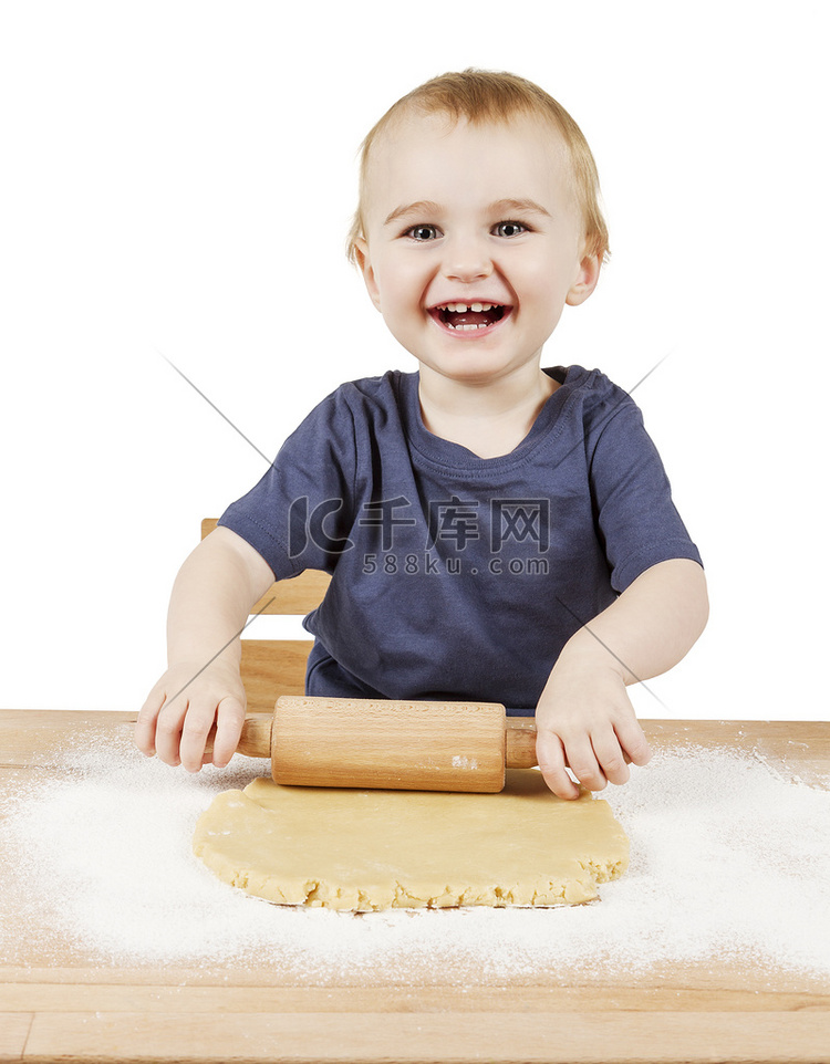 孩子做饼干