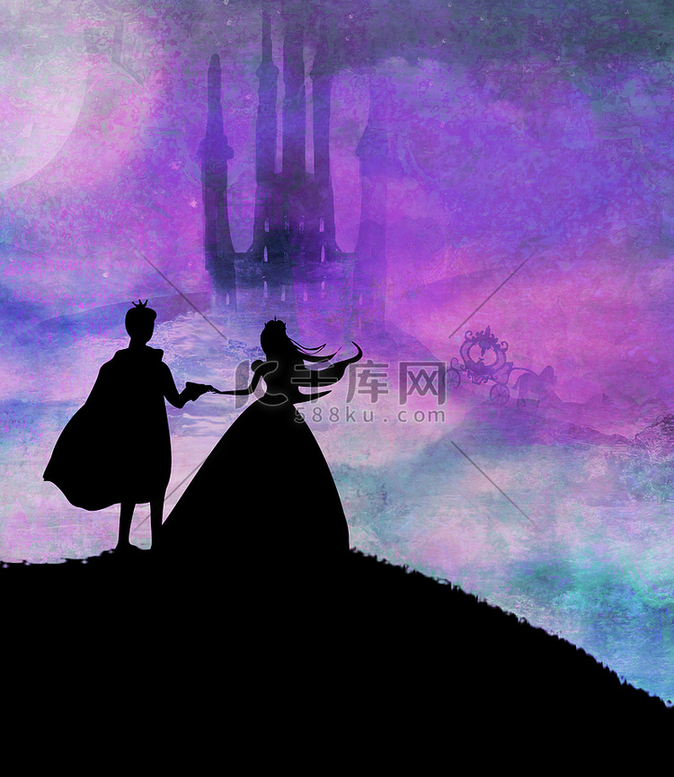 魔法城堡和公主与王子