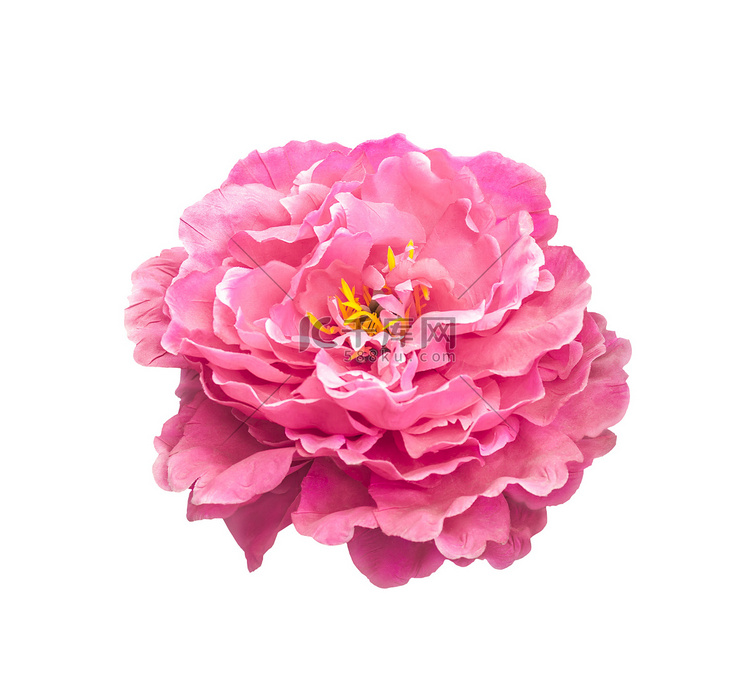 人造粉红玫瑰花