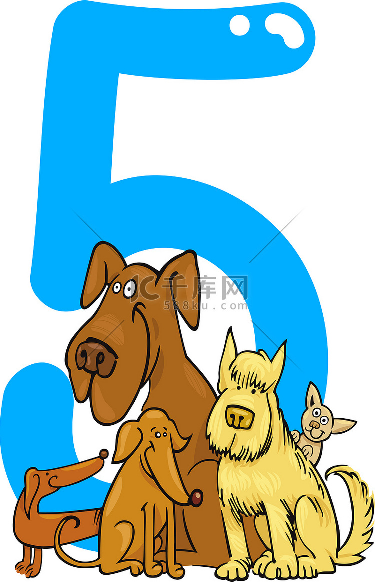 5号和5只狗
