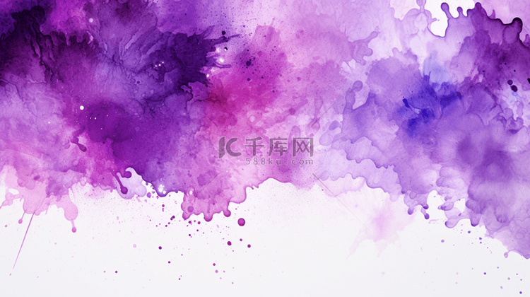 简单的紫色水彩背景