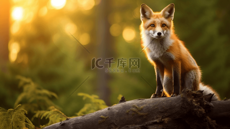 森林里的红色狐狸4