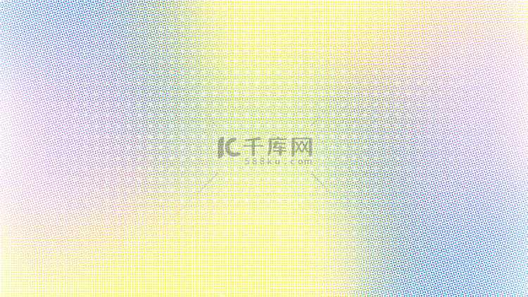 黄蓝色抽象渐变彩色半调质感纹理