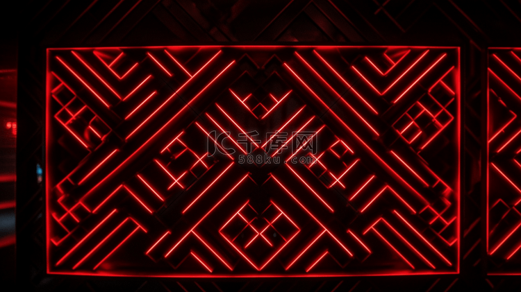 红色和黑色LED指示牌1