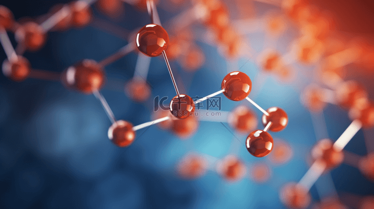 医疗美容分子结构简约背景23