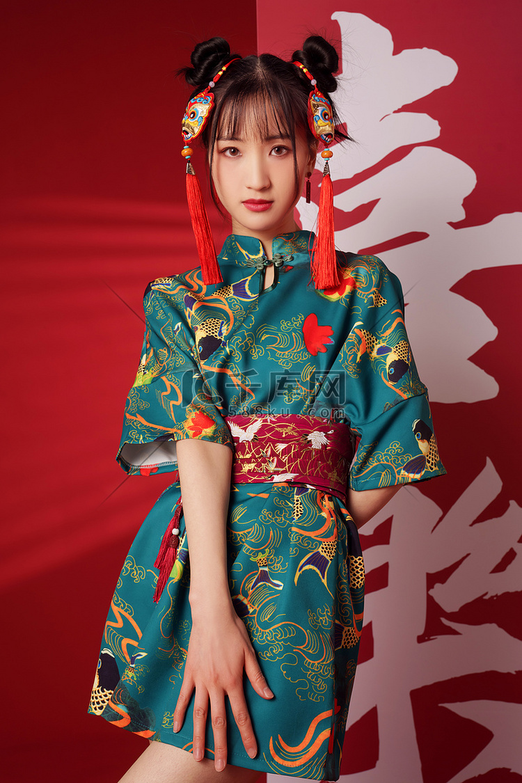 日式古典美女