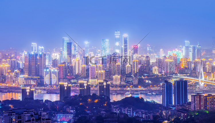 城市建筑景观、夜景和天际线