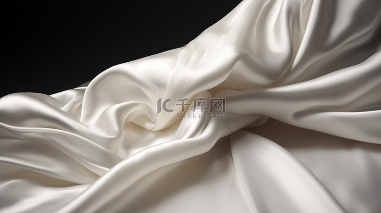 白色液体背景抽象带有柔软的波浪