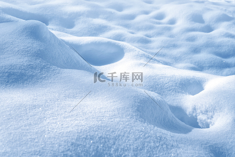 背景。冬季风景。雪的质感