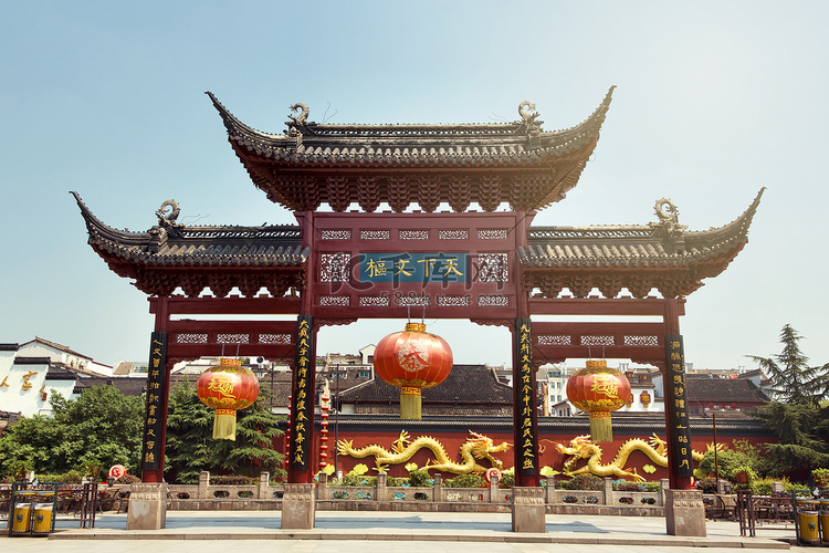 南京历史悠久的孔庙