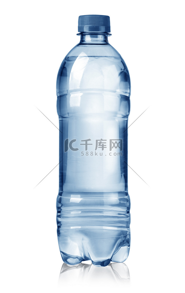 蓝色矿泉水瓶